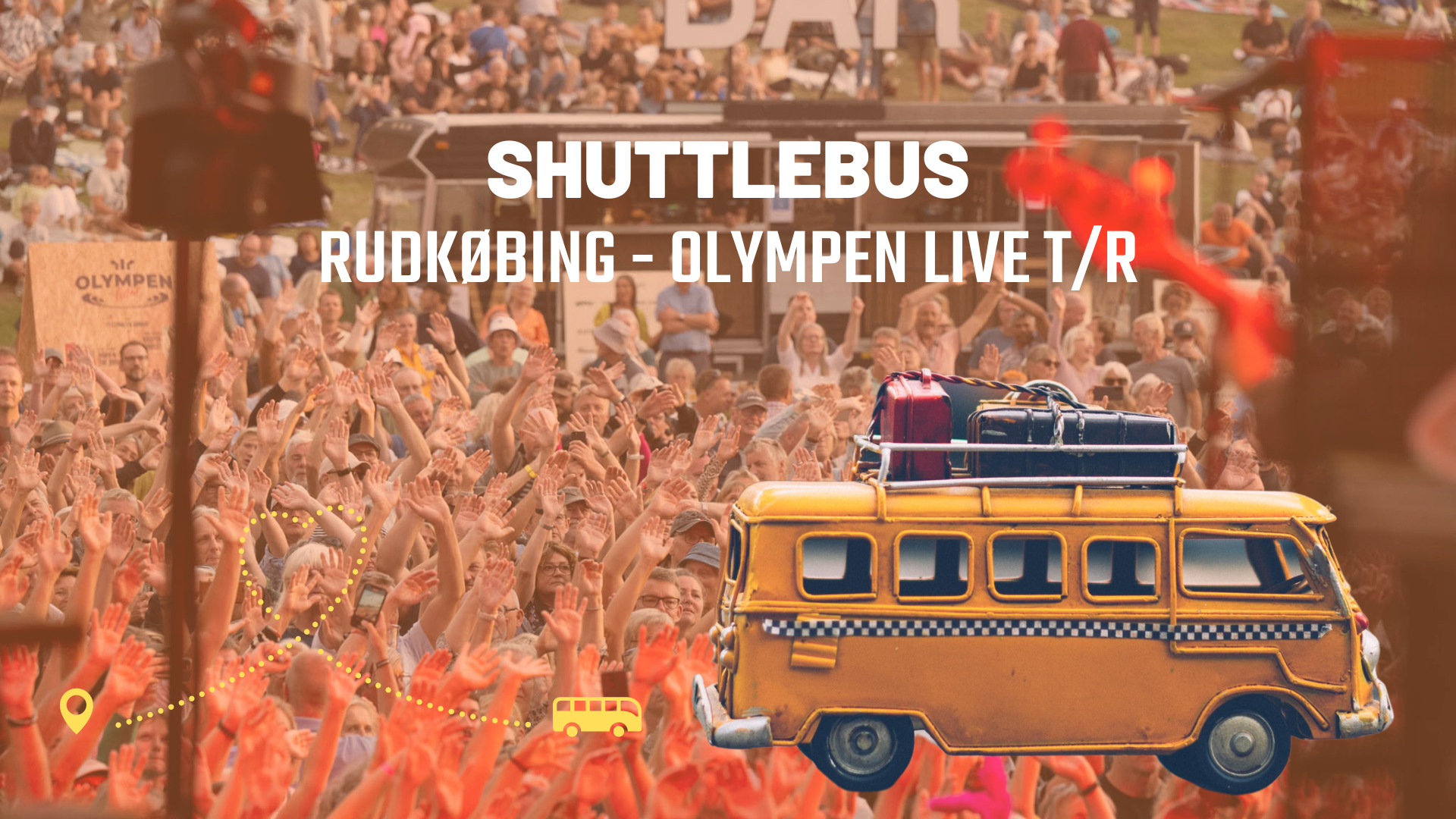 Shuttlebus Rudkøbing - Olympen Live